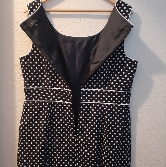 👗 Polka Dot Dress NWOT SZ 14 - Picture 5 of 8